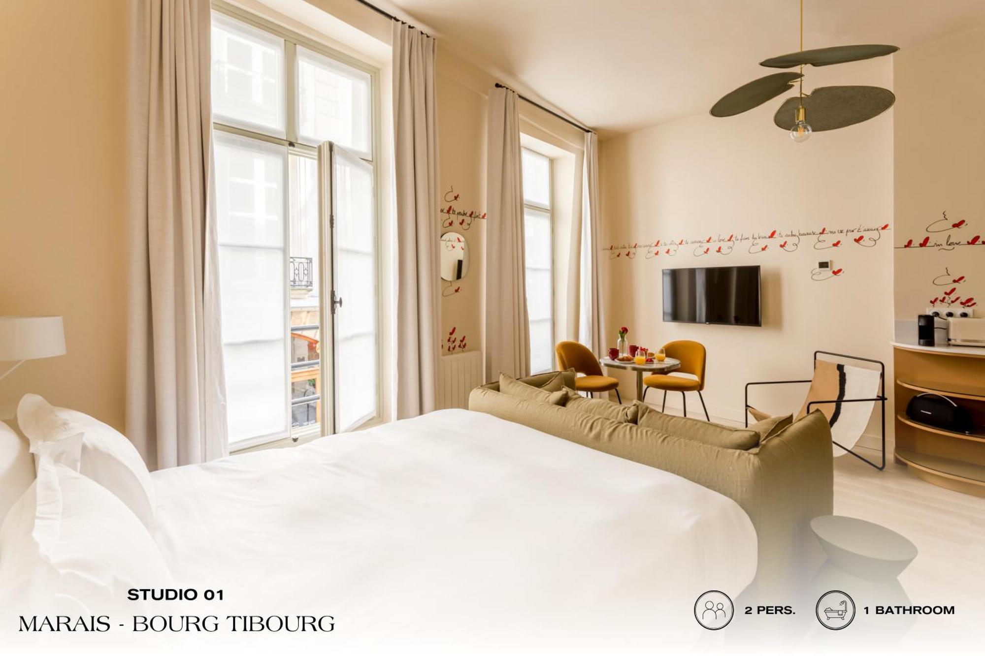 Beauquartier - Marais, Bourg Tibourg Appartement