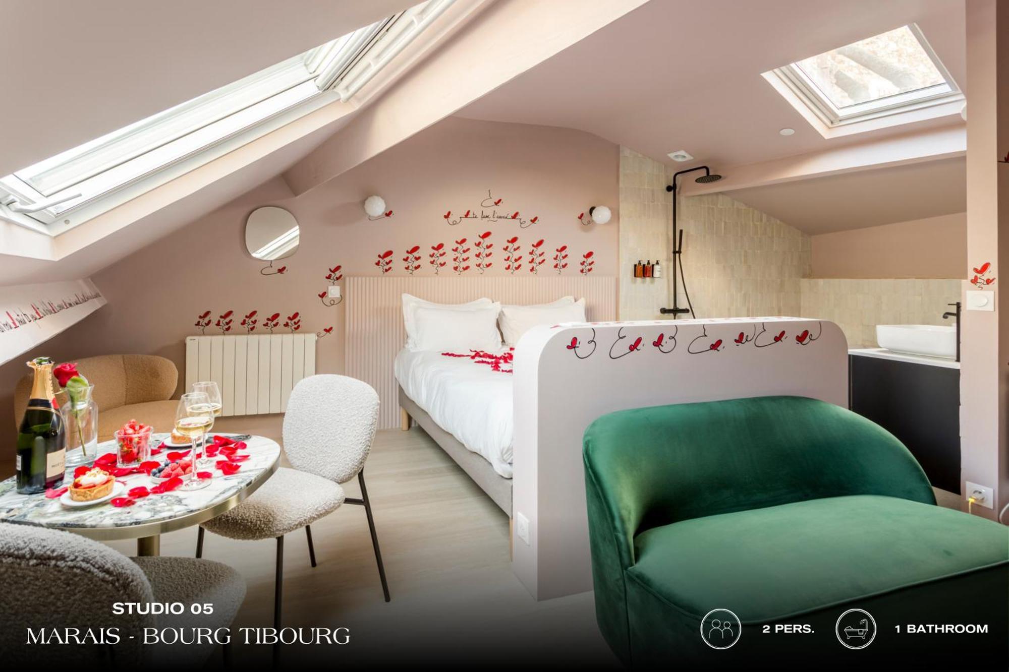 Beauquartier - Marais, Bourg Tibourg Appartement Parijs