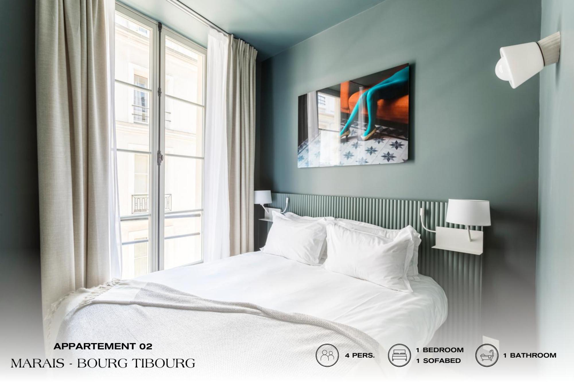 Beauquartier - Marais, Bourg Tibourg Appartement