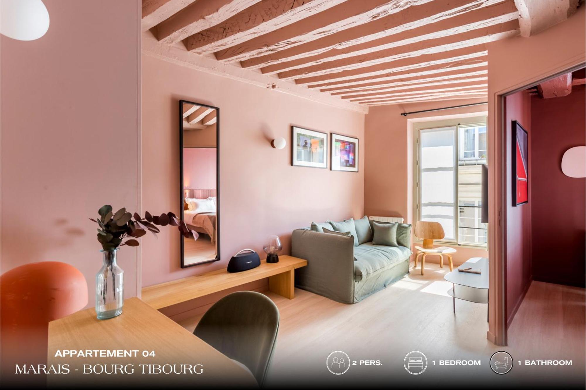 Appartement Beauquartier - Marais, Bourg Tibourg Parijs